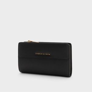 Charles & Keith snap button small wallet